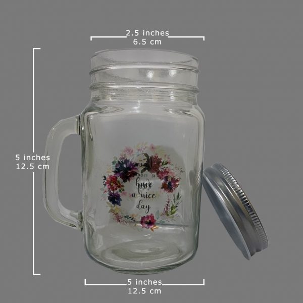 Glass Mason Jar - Image 2