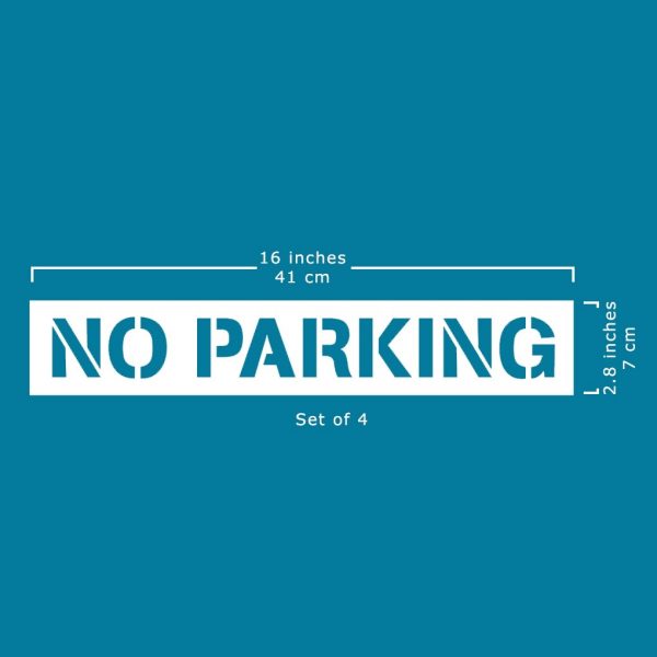 No Parking Stencil - Image 2
