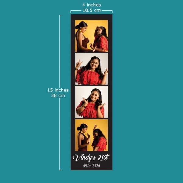 Photobooth Photostrip Themed Fridge Magnet - Set of 6 - Image 2