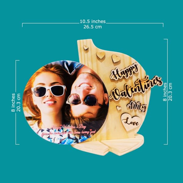 Valentine's Day Wooden & Ceramic Plaque - Image 2