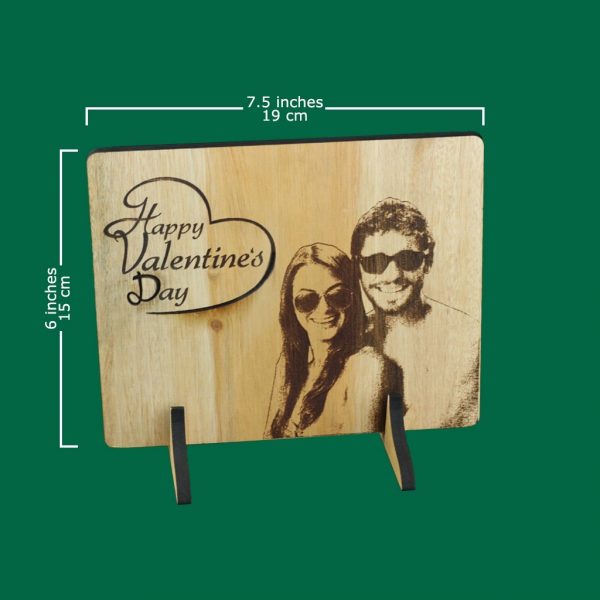 Laser Etched Photograph on Wood - Image 2