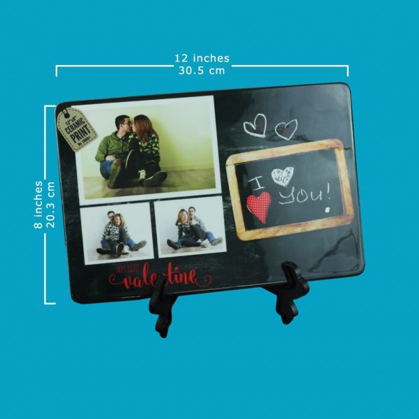 12"X8" Printed Ceramic Tile - Image 2