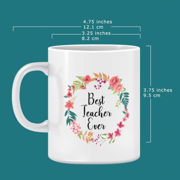 Teacher's Day White Mug - Image 3