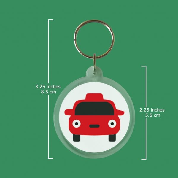 Round Plastic Key Tags - Image 2