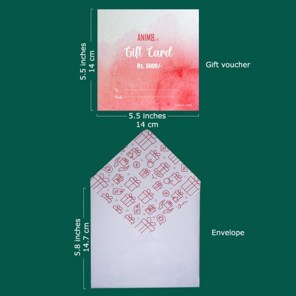 Gift Vouchers with Envelopes - Set of 06 - Image 2