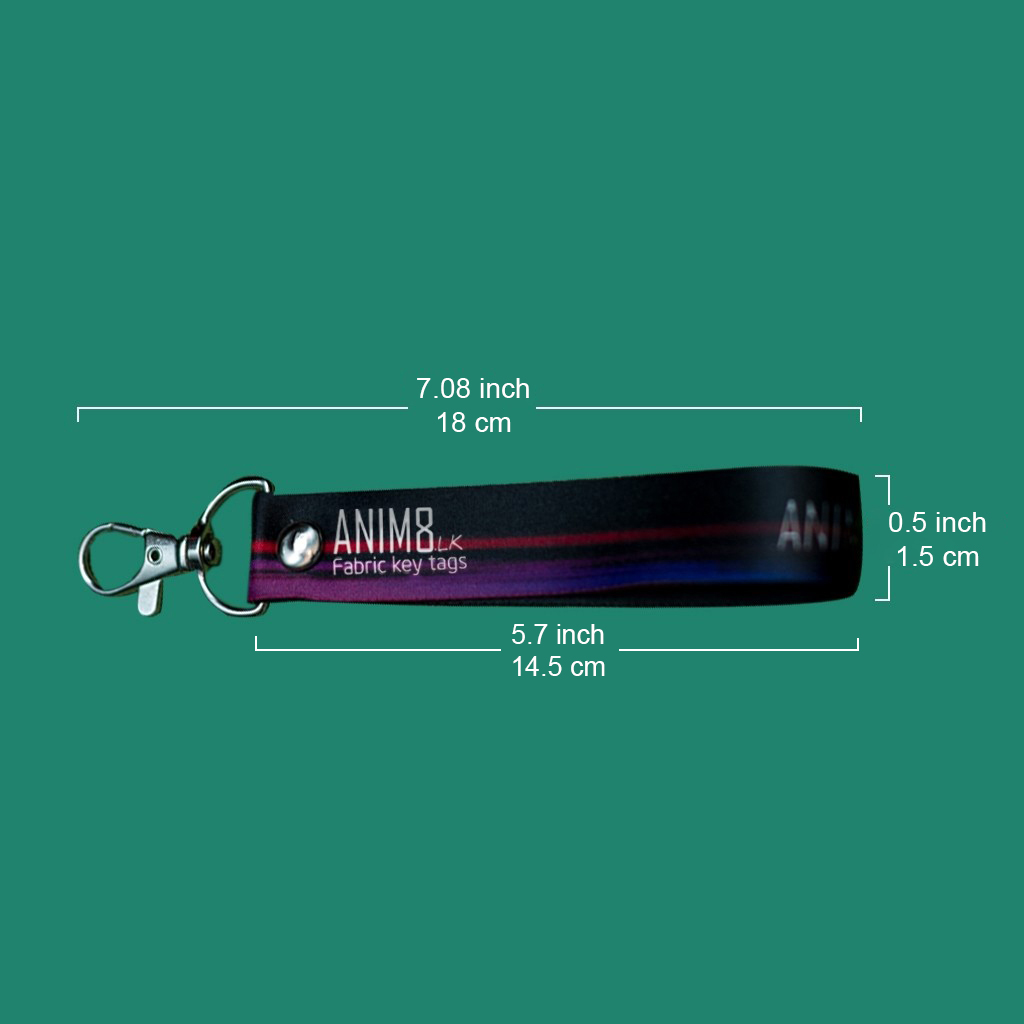 Anim8.lk Custom Fabric Keytags Custom Printable Gift Ideas