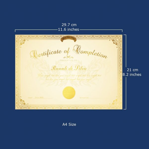 Foiled Certificates - Set of 02 - Image 4
