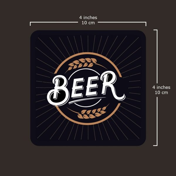 Square Foam Coasters - Image 3