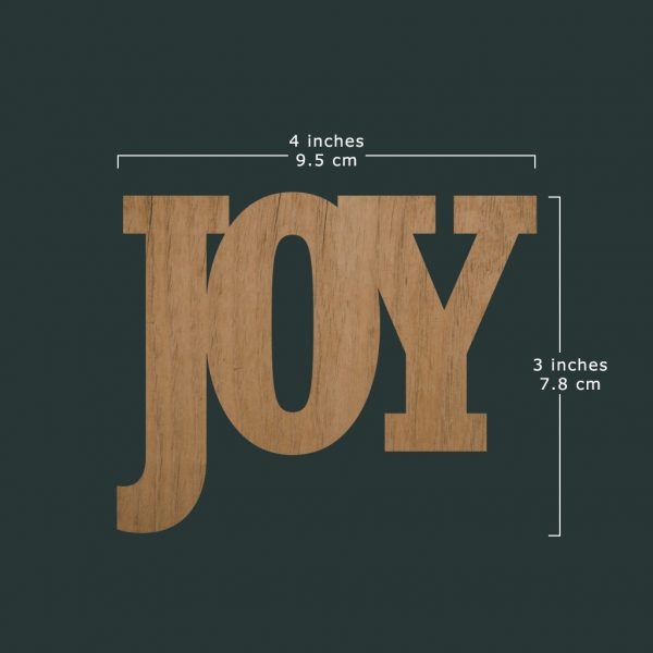 Wooden Words - "Joy" - Image 2