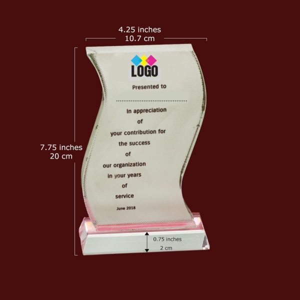Swerve Crystal Trophy - Image 2