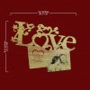 Wooden "Love" with Photoprint - Image 2