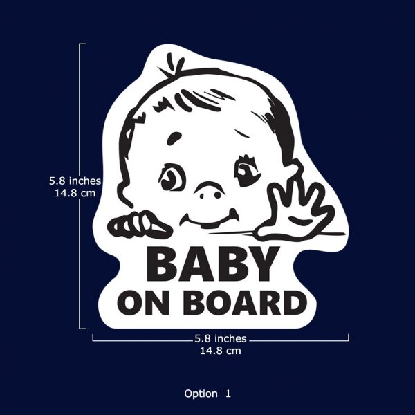 "Baby on Board" Car Stickers - Image 2