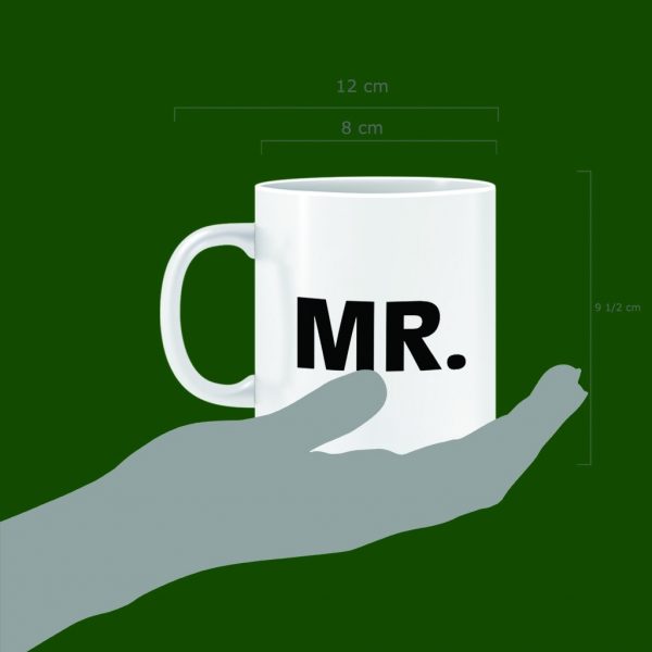 "Mr" & "Mrs" Couple Mugs - Image 2