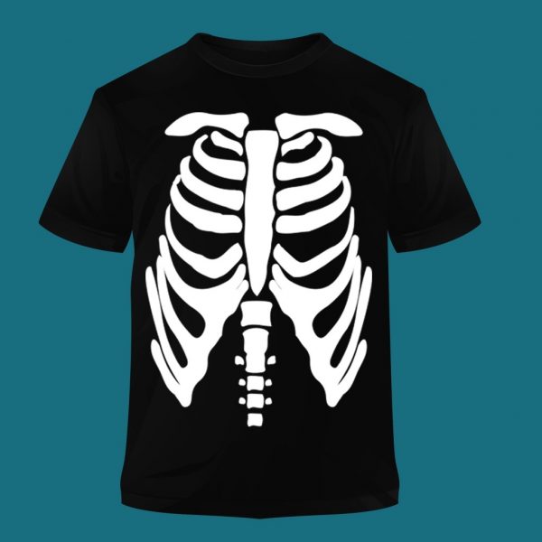 Glow-in-the-Dark Skeleton T-Shirt - Image 2