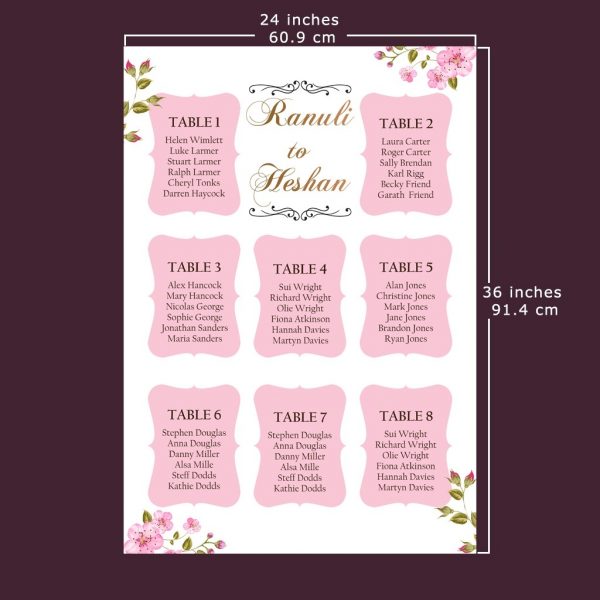 Wedding Guest Table Plan - Image 2
