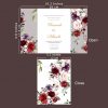 Floral Themed Wedding Invitation - Set of 10 - Image 3