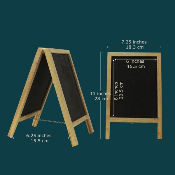 Double Blackboard Mini "A" Stand - Image 2