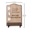 Father's Day Large Wooden Plaque - Image 2