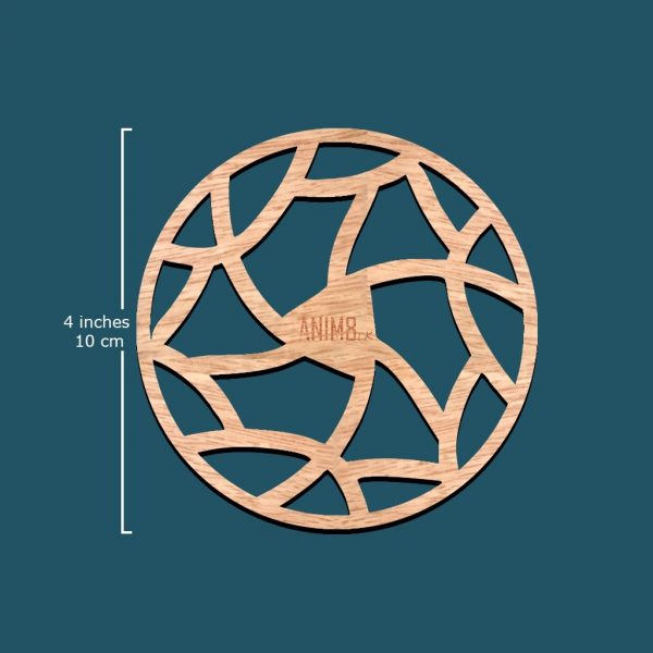 Intricate Wooden Coasters - Image 2