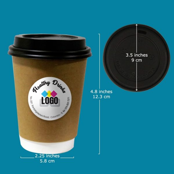 Takeaway Paper Coffee Cup - Set of 05 - Image 2