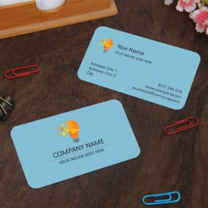 Curve Edged Double Sided Visiting Cards - Set of 100