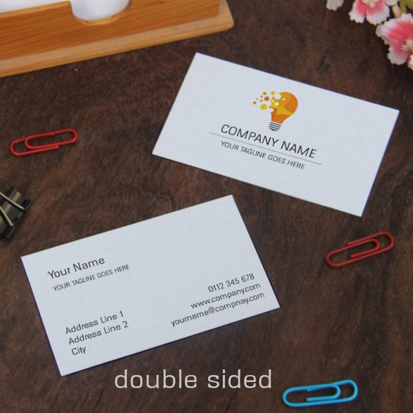 Double Sided Visiting Cards - Set of 100