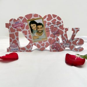 Wooden Valentine's Love Letter