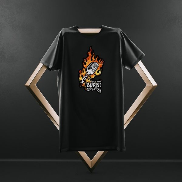 "Burn Baby Burn" Black T-Shirt