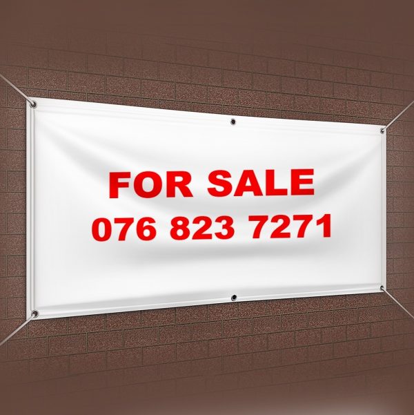 "For Sale" Flex Banner