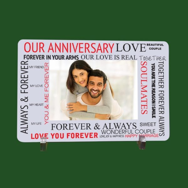 8"X12" Printed Slab for Anniversaries - Image 3