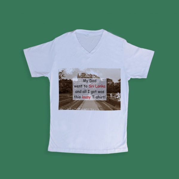 Tourist Dad's Lousy T-shirt from Sri Lanka - Image 2