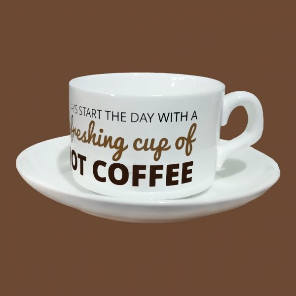 Tea Cup n Saucer with Spoon - Image 3