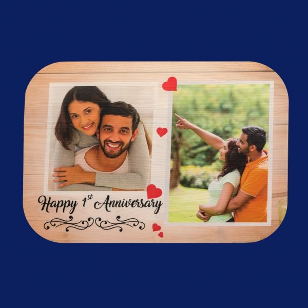 A4 Wooden Print for Anniversaries - Image 3