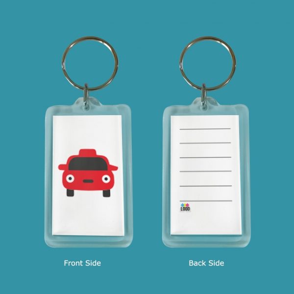 Rectangular Plastic Keytags - Image 3