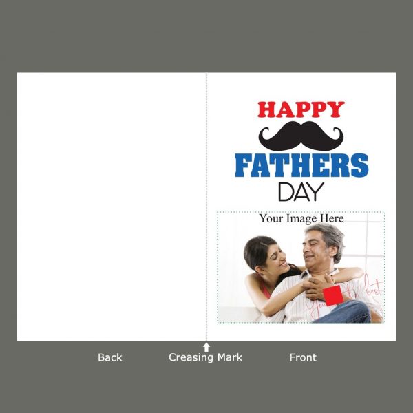 Tache & Handwriting Print Father's Day Card - Image 3