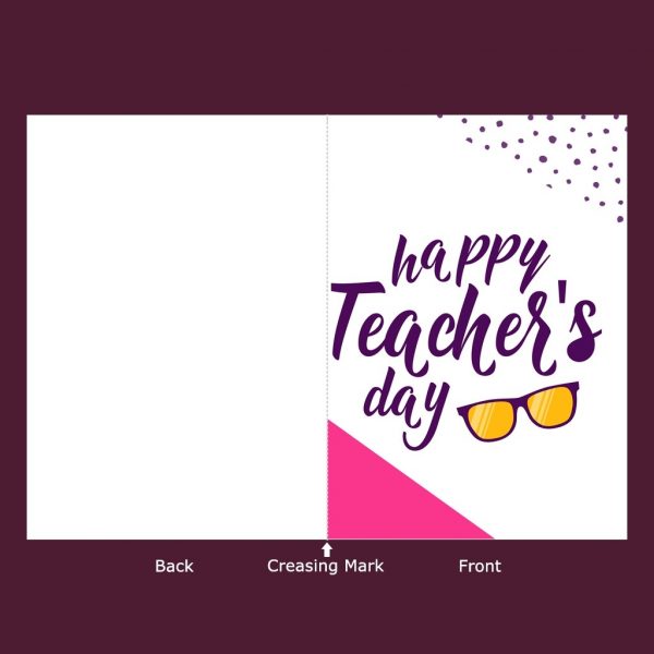 Summer Themed Teacher's Day Card - Image 2