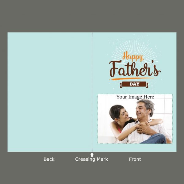 Blue Sunrise Father's Day Card - Image 2