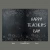 Blackboard Themed Teacher's Day Card - Image 3