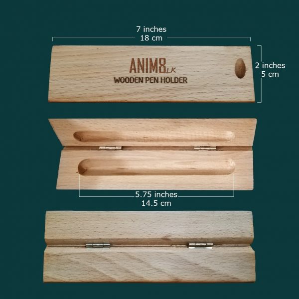 Wooden Pen Holding Desk Toblerone - Image 2