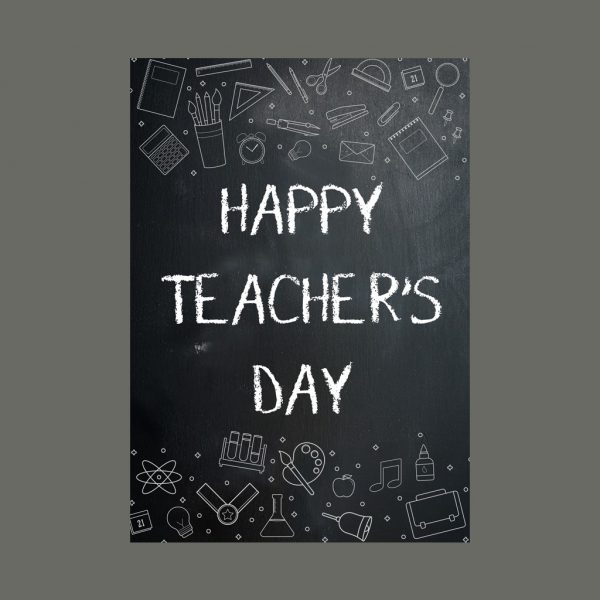 Blackboard Themed Teacher's Day Card - Image 4