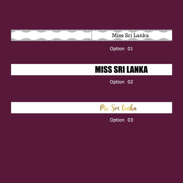 Pageantry Sashes - Image 3