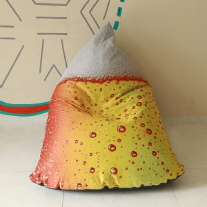Apihappi Printed Bean Bags - Beer Bubbles