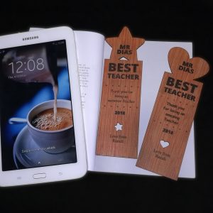 Teacher's Day Wooden Bookmark