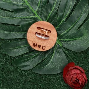 Wooden Wedding Ring Holder