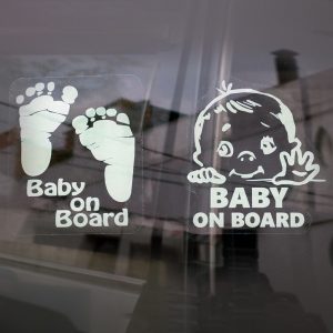 "Baby on Board" Car Stickers