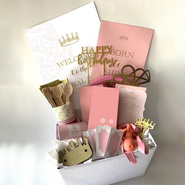 Princess Party Starter Box - Pink or Blue - Image 4