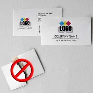 Double Sided Plastic Visiting Card - Set of 100