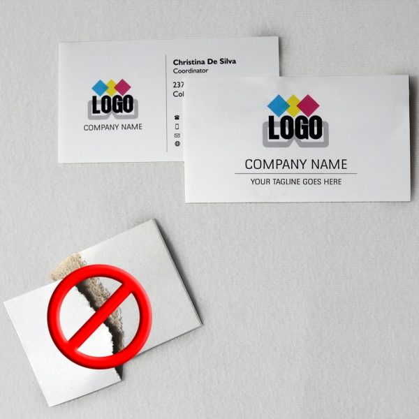 Double Sided Plastic Visiting Card - Set of 100