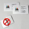 Single Sided Plastic Visiting Cards - Set of 100 - Image 2