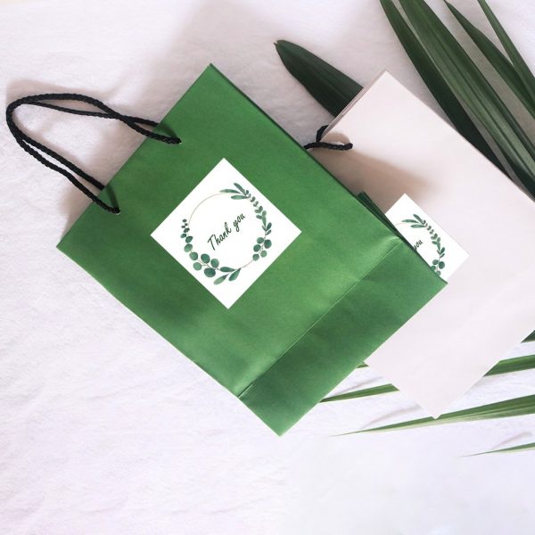 Coloured Carrying Paper Bag - Set of 04 - Image 2